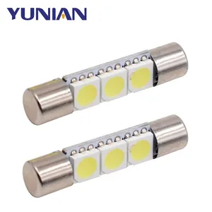 High brightness 5050 LED Dome Light 29MM 31MM 3SMD LED Fuse Festoon Vanity Mirror Light Bulb Interior Car Lamp