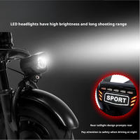 Bicicleta Eléctrica Plegable Personalizada Nueva, Bicicleta Eléctrica de 48V Resistente al Agua para Adultos, para Desplazamientos Urbanos