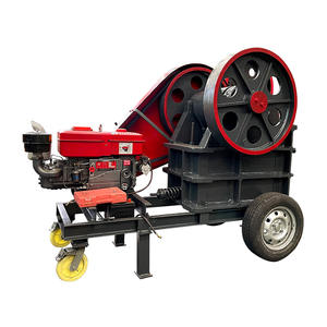 Concasseur de pierres de machines électriques PE200 * 300 dépisté déchargeant avec le gravier fin dans le Macket international - Product Image 1