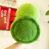 Peluche personnalisée tortue verte, adorable peluche en tissu, sac à dos en peluche, cadeau d'anniversaire pour filles, peluche de style anime