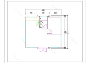 Maisons préfabriquées pour fabricants de maisons, 2 chambres, structure en acier galvanisé, style grain de bois, petites maisons prêtes à être expédiées à un prix plus avantageux - Product Image 2