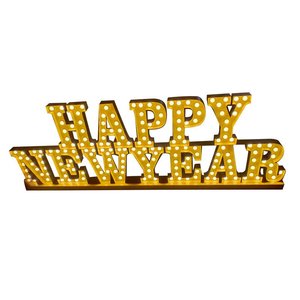 Lettres en métal avec ampoules LED, télécommande, décoration géante de lettres lumineuses pour bâtiments, bureaux, hôtels, magasins, parcs, écoles - Product Image 2