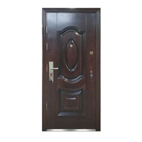 Portes de sécurité en métal d'occasion, porte de sécurité chinoise bon marché