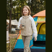 Vestes coupe-vent pour filles, veste imperméable pour tout-petits, logo personnalisé, manteaux pour enfants, sweats à capuche zippés pour garçons