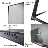 Moniteur de jeu pas cher de 27 pouces, 1K, 180 Hz, 1 ms de temps de réponse, panneau incurvé, configuration de jeu immersive