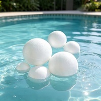 Boule en polystyrène blanc massif, sphère en mousse vierge pour artisanat, modèle d'art DIY, décoration pour mariage et fête