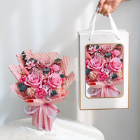 Regalos Más Vendidos para el Día de la Madre 2025, Ramo de Rosas Eternas de Larga Duración, Regalo Floral con Caja
