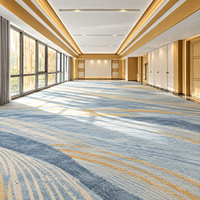 Einzigartiges Design Maßgefertigter Hotel-Bankettsaal Axminster-Teppich Wasserdichter und Schmutzabweisender Bodenbelag Wand-zu-Wand-Teppich für Sterne-Hotels