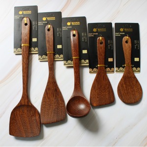 Wooden Spoon Set 5 Pieces Chicken Wing Wood Craft Spoons For Cooking Utensils - Product Image 2