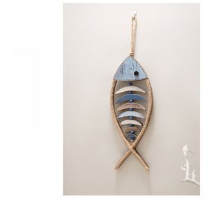 Decoración de Pared de Madera con Forma de Pez 3D Estilo Mediterráneo para Bodas y Cumpleaños, Ideal para Hoteles, Salas de Estar y Entradas - Product Image 4