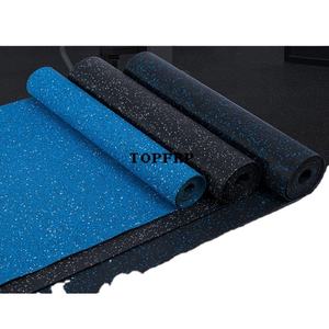 Rouleau de revêtement de sol en caoutchouc EPDM coloré pour sol de gymnastique anti-dérapant - Product Image 1