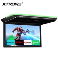 XTRONS 19.5" Octa Core 4+64GB Mendukung Video 4K UHD Layar IPS 1600x900P Input HD Lipat Android 14 Pemutar Multimedia Atap Mobil