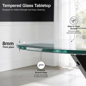 SENYU Wholesale Modern <b>Dining</b> <b>Room</b> Furniture <b>Sets</b> <b>6</b> Seater Glass Top <b>Dining</b> Table Polyester Sherpa <b>Chairs</b> for Living <b>Room</b> Home U - Product Image 5