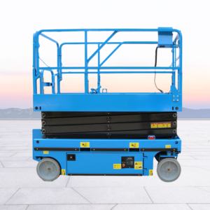 8m 10m 11. Plataforma de trabajo aéreo de tijera móvil eléctrica hidráulica Elevador autopropulsado para limpieza de edificios altos - Product Image 6