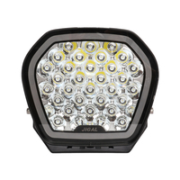 Feux de conduite tout-terrain LED Aurora OBM Sevrice double couleur super lumineux 7 pouces 9'' 95w, double DRL 4x4 pour tracteur, camion et voiture