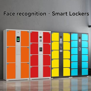 Chất lượng cao màn hình cảm ứng đa ngôn ngữ Nhận dạng khuôn mặt đồng xu-hoạt động hệ thống thông minh tủ khóa - Product Image 4