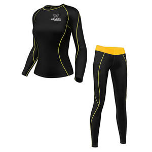 Ensemble unisexe de leggings d'exercice d'entraînement doux à séchage rapide pour femmes grande taille solide compression confort élastique pour la peau - Product Image 1