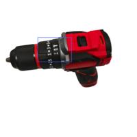 Perceuse sans fil professionnelle 16V sans balais, couple de 45 Nm, batterie 1,5 Ah, 0-1250 tr/min, 2 vitesses, OEM, 2 batteries, chargeur