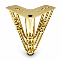 Pieds de meubles en métal de bonne qualité pour lits, canapés, armoires, tables - Quincaillerie en fer durable, design moderne, personnalisable, utilisation multi-espaces