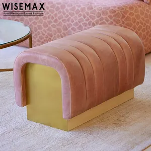 WISEMAX мебель, легкая Роскошная скамейка для раздевалки, домашняя мебель, мягкий стул, скамейка для гостиной