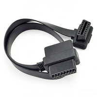 Kabel Ekstensi OBD II OBD2 16 Pin Splitter 1x Male dan 2x Female