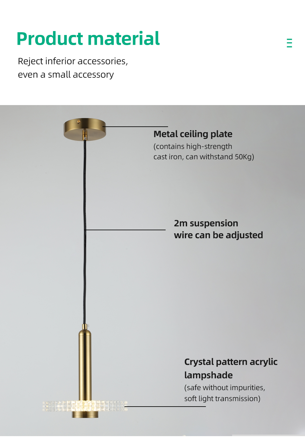 Wholesale Indoor Home Metal  Lighting Pendant Light Art Decoration Chandelier