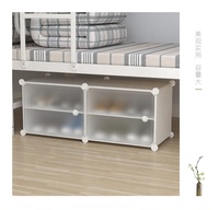 Étagère à chaussures au design simple, armoire en plastique, organisateur de rangement pour chaussures, unité pour la maison