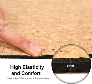 LEECORK Non Cork Custom Organic Eco Friendly Thick Tpe Natural Rubber - Product Image 3