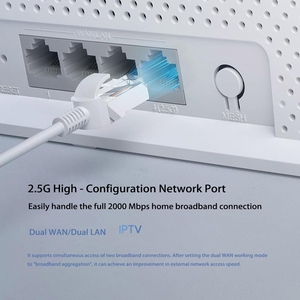 Chất lượng cao ban đầu Mijia be5000 Bộ định tuyế<span class=keywords><strong>n</strong></span> Wi-Fi 7 2.4/5GHz lưới tầ<span class=keywords><strong>n</strong></span> số kép tốc độ cao cổng LAN IPTV ofdma tường lửa nhà - Product Image 5