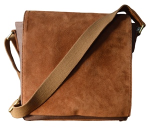 Sac à ordinateur portable en daim léger et élégant pour hommes et femmes, de haute qualité, bandoulière tendance avec décoration de perles - Product Image 2