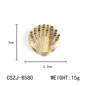 CANYUAN คลิปหนีบผมประดับพลอยเทียม,อะซิเตทสำหรับเด็กผู้หญิงเครื่องประดับผมแบบเฉพาะ - Product Image 2
