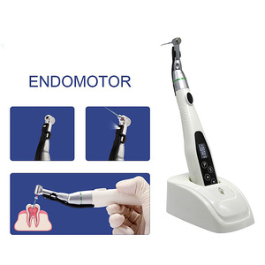 Moteur <span class=keywords><strong>Endo</strong></span> sans fil 16:1 contre-angle pour traitement du canal radiculaire dentaire avec lumière LED Moteur <span class=keywords><strong>Endo</strong></span> Apex