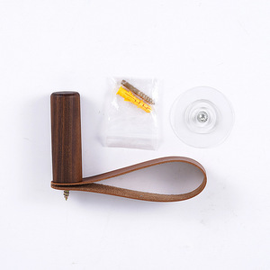 Da móc móc mũ áo Cửa quần áo giá gỗ tự nhiên + quần áo da móc lối vào móc với da - Product Image 2