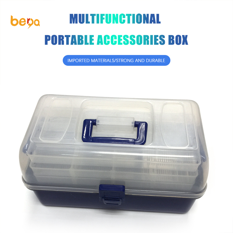 Fishing Tackle Box 3 Tray Carp Lures Storage System - Eco-Friendly ABS  Plastic Fishing Gear Tackle Box, 20L-30L Capacity