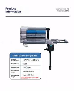 กรองตู้ปลา Jeneca ดีไซน์ใหม่ หลายชั้น ทำงานเงียบ ระบบแขวนสองด้าน กล่องกรองใส - Product Image 5