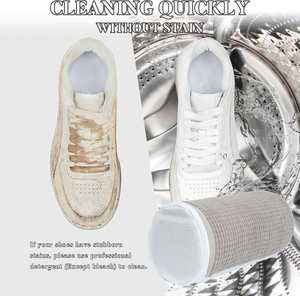 2025 New 360 Reusable Polyester Foldable Shoe Cleaning <b>Laundry</b> Bag Gym Shoes 'Washing Machine' Storage for Sneakers Clothing - Product Image 3