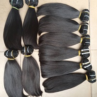 Cheveux vietnamiens de qualité supérieure, livraison rapide, cheveux vierges bruts, mèches de cheveux humains, lisses, standard, super double trame
