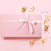 Caja de regalo de cartón grande de 13,8x8,5x4,3 pulgadas con tapas magnéticas para almacenamiento de relleno de papel triturado de cinta de tarjeta