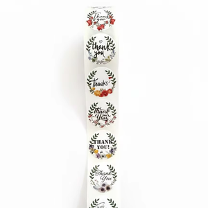 Custom Food Packaging Round Labels PLA Paper Material Easy to Remove Gold Foil Printing Self-Adhesive <b>Stickers</b> 1 Core Diameter - Product Image 1