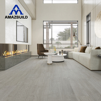 AMAZBUILD Luxuriöser Wasserdichter 4mm 5mm 6mm SPC-Bodenbelag Umweltfreundliche Vinyl-Planken für Innenräume Schule Büro Schlafzimmer Rutschfest Klicksystem