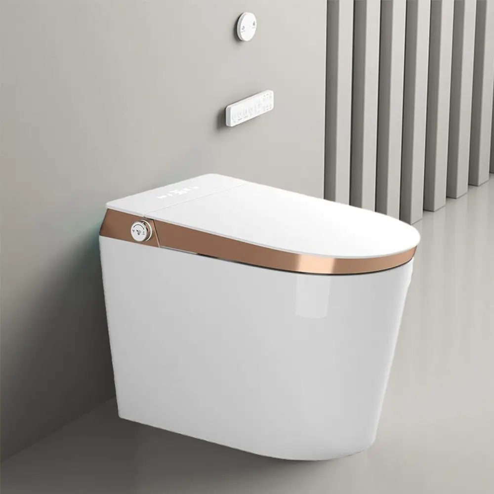 MLPO or rose lavage automatique intelligent wc cuvette de toilette en céramique smart wc électrique