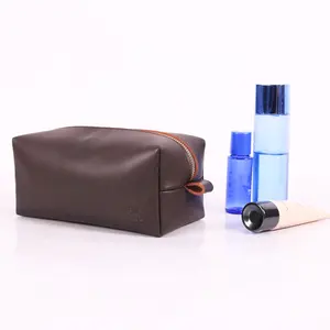 Индивидуальная маленькая мужская кожаная сумка для умывания, мужская сумка для туалетных принадлежностей, распродажа для путешествий