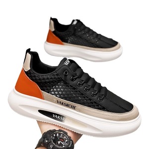 Chaussures basses à lacets pour hommes, style sport, nouvelle collection printemps-été, en maille respirante, légères, polyvalentes, haut de gamme - Product Image 5