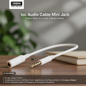 Cavo Jack 3.5 Icoc Mf020W Blanc 62362 2m - Product Image 2