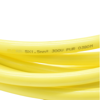 Conector M12 de 5 Pines, Código L, 16A, Latón Industrial, IP67, Impermeable, 63V, Arnés de Cables DIN, Conectores Eléctricos Macho y Hembra
