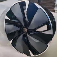 Rines de Aleación de Aluminio Negro Brillante de Cinco Radios para Autos de Pasajeros, 20 y 21 Pulgadas, 5x120 PCD para Vehículos BYD Tang de Nueva Energía