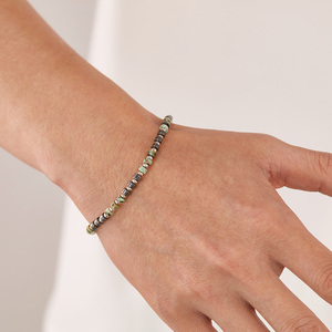 TG Bijoux à la mode Cadeaux Bracelets faits à la main en acier inoxydable pierre naturelle perlée <span class=keywords><strong>hématite</strong></span> et Lapis Lazuli - Product Image 2