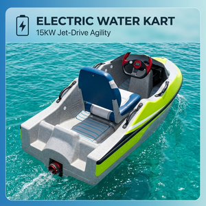 Vente directe usine EPP <span class=keywords><strong>Jet</strong></span> <span class=keywords><strong>ski</strong></span> électrique 15 kW, monoplace, pour sports nautiques, location, pêche et bateau rapide - Product Image 2