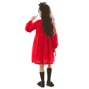 Los Diez Productos Más Vendidos en China: Encaje de Algodón Rojo Nigeriano para Vestidos de Niñas, Modelo para Vestidos de Novia, Buscando Distribuidor - Product Image 1