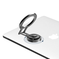 Support de téléphone magnétique rotatif à 360° pour voiture, support mobile flexible télescopique pliable pour tableau de bord et bureau